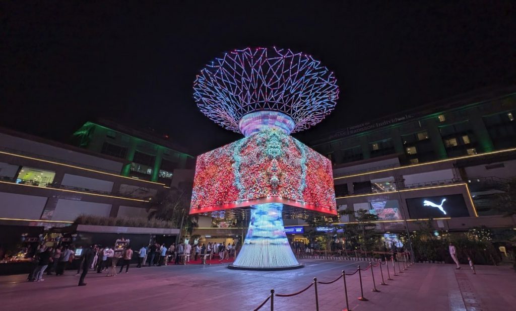 印度12K LED社交树